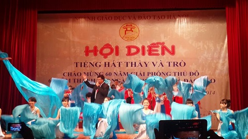 Trường THPT Kim Liên giành giải Nhì tại hội thi Tiếng hát Thầy và Trò năm 2014